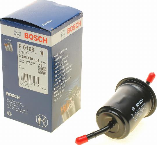 BOSCH 0 986 450 108 - Degvielas filtrs ps1.lv