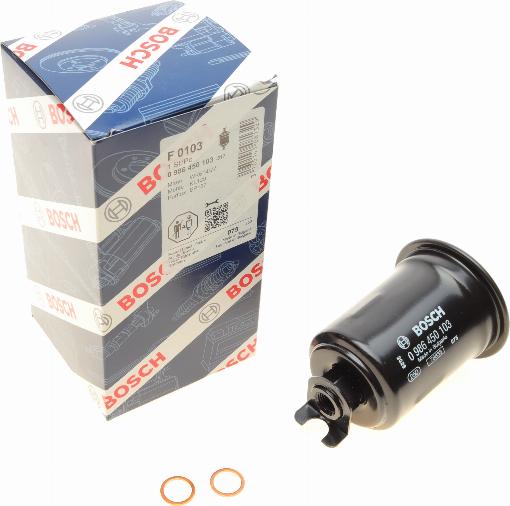 BOSCH 0 986 450 103 - Degvielas filtrs ps1.lv