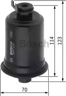 BOSCH 0 986 450 111 - Degvielas filtrs ps1.lv