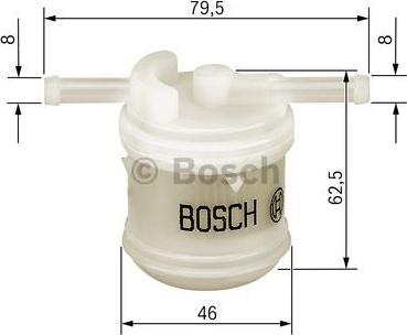 BOSCH 0 986 450 117 - Degvielas filtrs ps1.lv