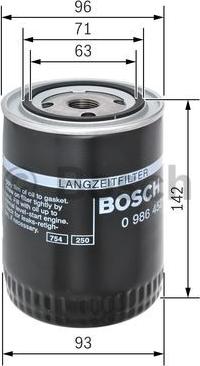 BOSCH 0 986 452 400 - Eļļas filtrs ps1.lv