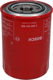 BOSCH 0 986 452 608 - Eļļas filtrs ps1.lv