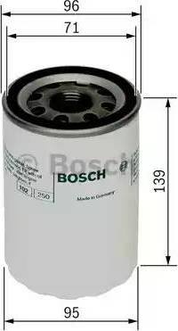 BOSCH 0 986 452 046 - Eļļas filtrs ps1.lv