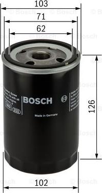 BOSCH 0 986 452 042 - Eļļas filtrs ps1.lv