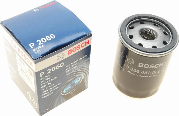 BOSCH 0 986 452 060 - Eļļas filtrs ps1.lv