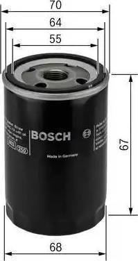 BOSCH P2061 - Eļļas filtrs ps1.lv