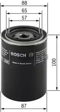 BOSCH 0 986 452 006 - Eļļas filtrs ps1.lv