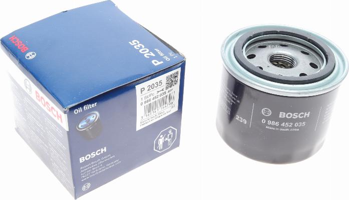 BOSCH 0 986 452 035 - Eļļas filtrs ps1.lv