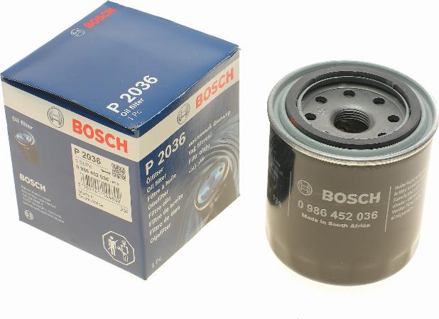 BOSCH 0 986 452 036 - Eļļas filtrs ps1.lv