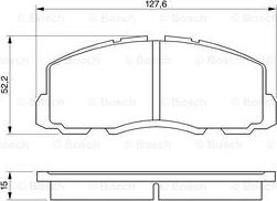 BOSCH 0 986 469 550 - Bremžu uzliku kompl., Disku bremzes ps1.lv