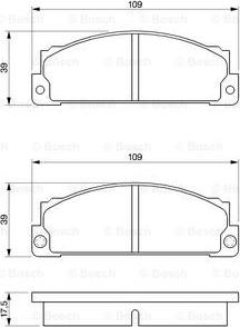 BOSCH 0 986 466 471 - Bremžu uzliku kompl., Disku bremzes ps1.lv