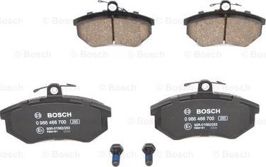 BOSCH 0 986 466 700 - Bremžu uzliku kompl., Disku bremzes ps1.lv