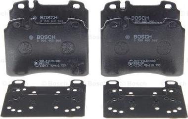 BOSCH 0 986 460 966 - Bremžu uzliku kompl., Disku bremzes ps1.lv