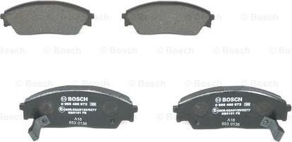 BOSCH 0 986 460 972 - Bremžu uzliku kompl., Disku bremzes ps1.lv