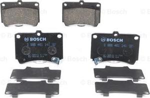 BOSCH 0 986 461 141 - Bremžu uzliku kompl., Disku bremzes ps1.lv