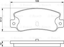 BOSCH 0 986 461 770 - Bremžu uzliku kompl., Disku bremzes ps1.lv