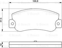 BOSCH 0 986 468 411 - Bremžu uzliku kompl., Disku bremzes ps1.lv