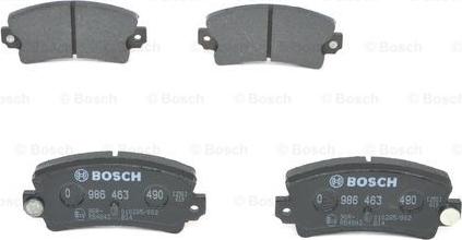 BOSCH 0 986 463 490 - Bremžu uzliku kompl., Disku bremzes ps1.lv