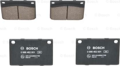 BOSCH 0 986 462 001 - Bremžu uzliku kompl., Disku bremzes ps1.lv