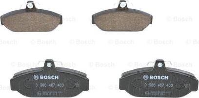 BOSCH 0 986 467 400 - Bremžu uzliku kompl., Disku bremzes ps1.lv