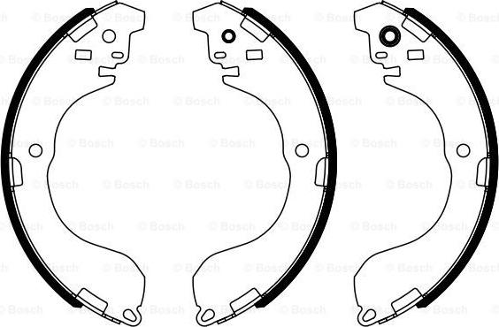 BOSCH 0 986 487 962 - Bremžu loku komplekts ps1.lv