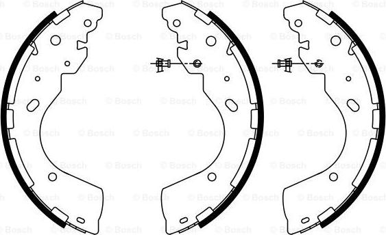 BOSCH 0 986 487 922 - Bremžu loku komplekts ps1.lv