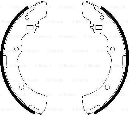 BOSCH 0 986 487 479 - Bremžu loku komplekts ps1.lv