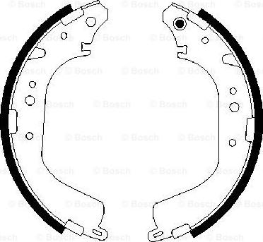 BOSCH 0 986 487 651 - Bremžu loku komplekts ps1.lv