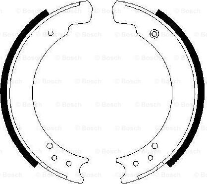 BOSCH 0 986 487 395 - Bremžu loku komplekts ps1.lv