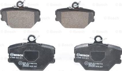 BOSCH 0 986 424 471 - Bremžu uzliku kompl., Disku bremzes ps1.lv