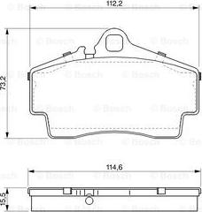 BOSCH 0 986 424 569 - Bremžu uzliku kompl., Disku bremzes ps1.lv