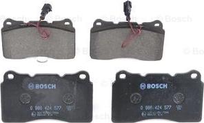 BOSCH 0 986 424 577 - Bremžu uzliku kompl., Disku bremzes ps1.lv