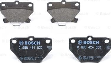 BOSCH 0 986 424 630 - Bremžu uzliku kompl., Disku bremzes ps1.lv