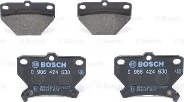 BOSCH 0 986 424 630 - Bremžu uzliku kompl., Disku bremzes ps1.lv