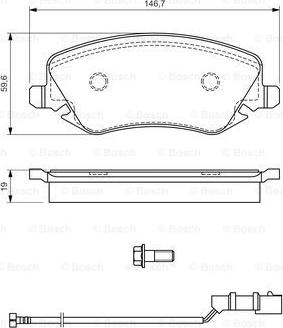 BOSCH 0 986 424 679 - Bremžu uzliku kompl., Disku bremzes ps1.lv