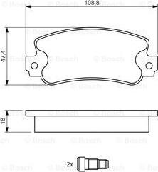 BOSCH 0 986 424 098 - Bremžu uzliku kompl., Disku bremzes ps1.lv