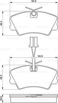 BOSCH 0 986 424 173 - Bremžu uzliku kompl., Disku bremzes ps1.lv