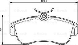 BOSCH 0 986 424 826 - Bremžu uzliku kompl., Disku bremzes ps1.lv