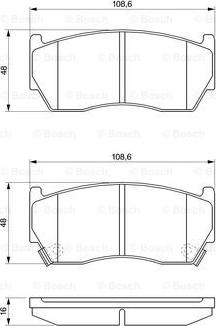 BOSCH 0 986 424 369 - Bremžu uzliku kompl., Disku bremzes ps1.lv