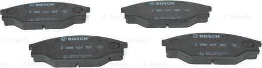 BOSCH 0 986 424 382 - Bremžu uzliku kompl., Disku bremzes ps1.lv