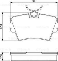 BOSCH 0 986 424 375 - Bremžu uzliku kompl., Disku bremzes ps1.lv