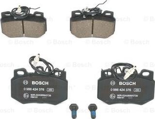 BOSCH 0 986 424 376 - Bremžu uzliku kompl., Disku bremzes ps1.lv