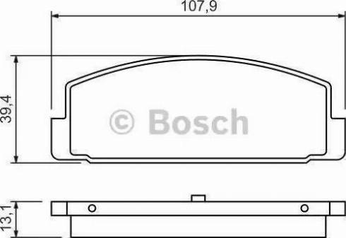 BOSCH 0 986 AB2 458 - Bremžu uzliku kompl., Disku bremzes ps1.lv