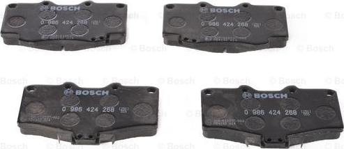 BOSCH 0 986 424 268 - Bremžu uzliku kompl., Disku bremzes ps1.lv