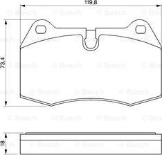 BOSCH 0 986 424 209 - Bremžu uzliku kompl., Disku bremzes ps1.lv