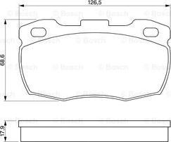 BOSCH 0 986 424 286 - Bremžu uzliku kompl., Disku bremzes ps1.lv