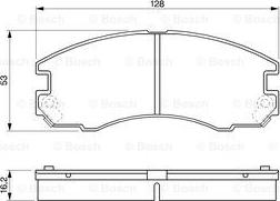 BOSCH 0 986 424 230 - Bremžu uzliku kompl., Disku bremzes ps1.lv