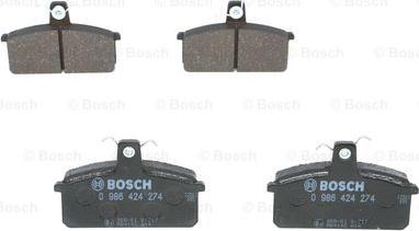 BOSCH 0 986 424 274 - Bremžu uzliku kompl., Disku bremzes ps1.lv