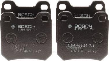 BOSCH 0 986 424 754 - Bremžu uzliku kompl., Disku bremzes ps1.lv