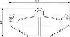 BOSCH 0 986 424 763 - Bremžu uzliku kompl., Disku bremzes ps1.lv